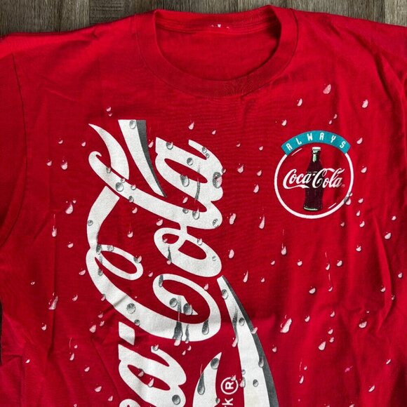 Vintage 1994 Coca Cola T Shirt Single Stitch Coke Tee - Picture 2 of 6